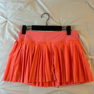 Lululemon Coral Pleated Skirt